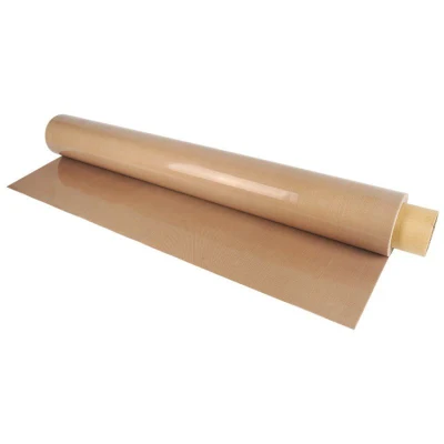 Resistencia a altas temperaturas antiestático Lado único de PTFE revestimiento de tejido de fibra de vidrio recubierto de tejido retardante de fuego