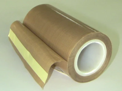 Cinta autoadhesiva de fibra de vidrio recubierta de PTFE de un lado