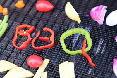 Resistente al calor fácil de limpiar la malla no Stick Barbacoa Mat