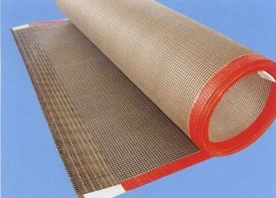 Non-Stick PTFE resistente al calor de correas transportadoras de mallas