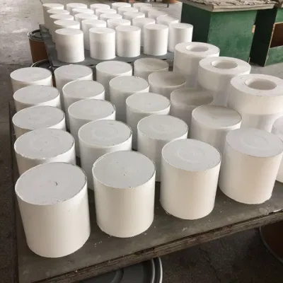El tubo de PTFE teflón relleno de carbón de grafito PTFE Anillos llena tubos Casquillo de lámina de PTFE Teflon Rod