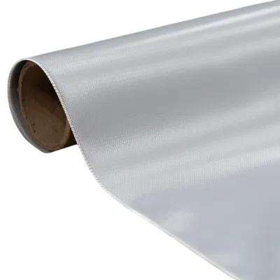 Resistente al calor de la membrana de silicona de retardante de llama tejidos biaxial de fibra de vidrio