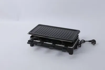 Placa de piedras sin humo Reclette eléctrica barbacoa para 8 persona