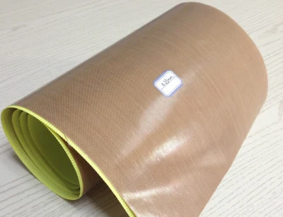 Un solo lado de fibra de vidrio recubiertas de PTFE auto tela adhesiva