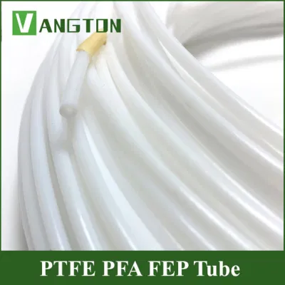 El tubo de pared delgada PFA/FEP/PTFE a tamaño completo