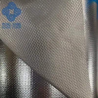 Cinta de teflón resistente a altas temperaturas precio de fábrica con revestimiento de fibra de vidrio Tela de fibra de vidrio de lámina de aluminio