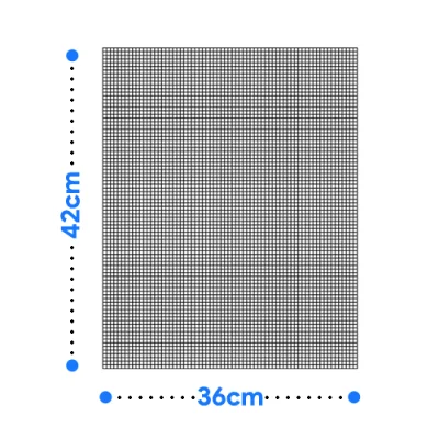 Malla de fibra de vidrio recubierto de PTFE horno grill Mat
