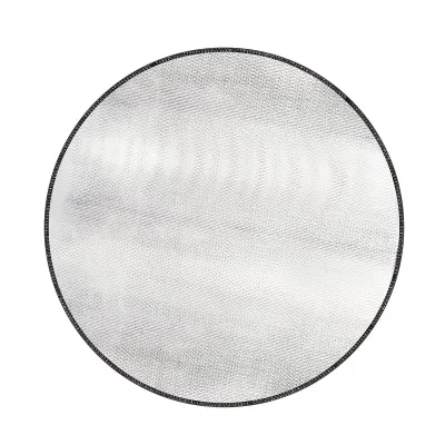 Fabricante de exterior de alta calidad 36&prime; pulgadas de aluminio redondo de fibra de vidrio de silicona ignífuga Non-Stick Heat-Resistant Fogata Mat