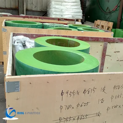 PA66 tubos fundidos Nylon6 con aceite verde POM PTFE PA6 PU MC tubo de nylon relleno MOS2