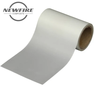 Revestimiento de PTFE resistente al fuego tejido de fibra de vidrio excelente abrasión, alta temperatura, resistencia química, la mejor liberación y buena resistencia a la tracción PTFE