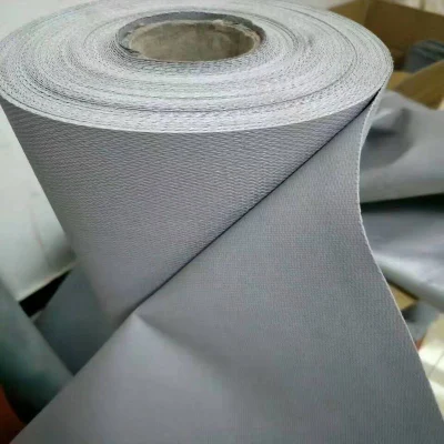Aislamiento resistente al calor tela de tela de fibra de vidrio recubierta de silicona con protección contra incendios