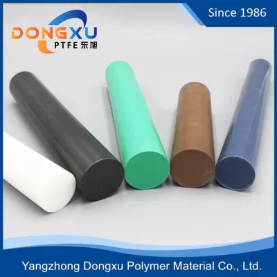 PTFE no adherente/F4 barra de color negro, varilla de PTFE rellena de grafito