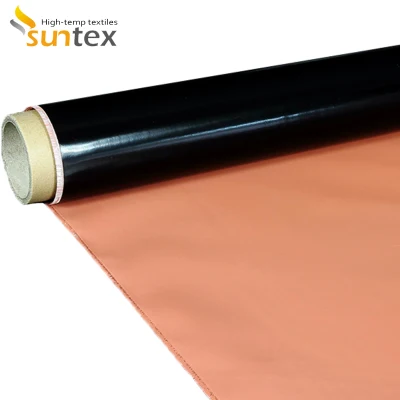 Revestido de caucho de silicona/Vidrio Laminado Un paño de tela