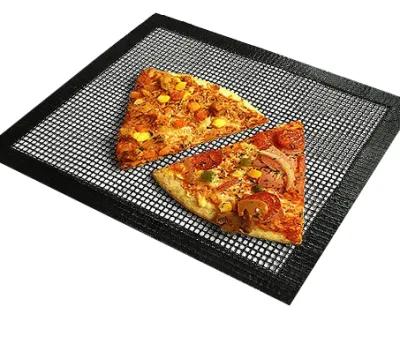 Alimento Seguro resistente al calor PTFE tela de fibra de vidrio rejilla de barbacoa malla Estera