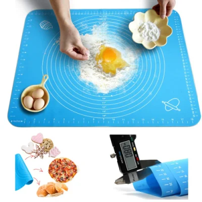 Cocina de laminación de pastelería masa útil de la Almohadilla de silicona reutilizables Mat Tabla