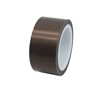 Tela de fibra de vidrio de silicona de alta resistencia a temperatura Cinta de PTFE de aislamiento adhesivo Teflon de salida