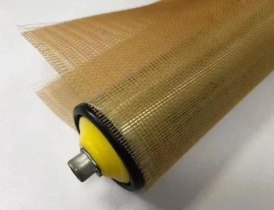 710cm 821 Seamless 2x2mm 54zize PTFE recubierto de malla de fibra de vidrio de la correa transportadora