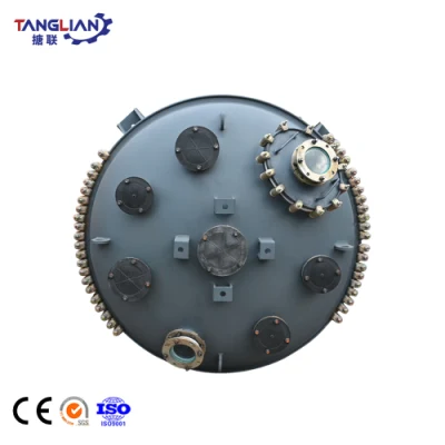 Reactor de tanque grande con revestimiento de PTFE Reactor de ácido sulfúrico