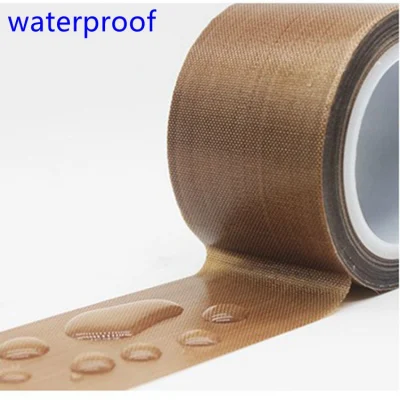  Cinta de tela de vidrio Teflating cinta adhesiva impermeable de fibra de vidrio recubierta de PTFE