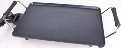 Aluminio eléctrico barbacoa Griddle Sartén Grill