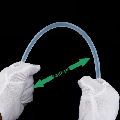 Custom F46 de grado alimentario de tubo de PTFE TUBO FEP transparente Carcasa flexible