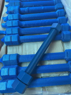 Stud ASTM A193 Gr L7 Stud de cerámica de PTFE Varilla rosca fluoropolímero