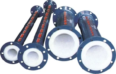 El PTFE tubo revestido de la brida (Spool) Tubo recto