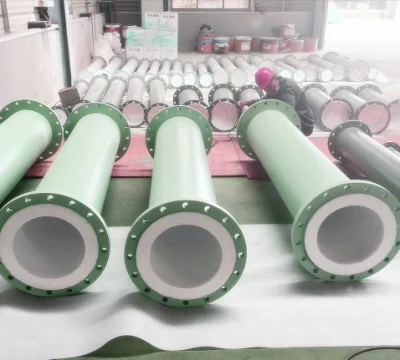 Recubierto de PTFE accesorios de tubería con un precio competitivo revestidos de PTFE Tubo de carrete de acero inoxidable