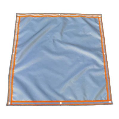 Protector exterior cuadrado parrilla ignífuga Patio recubierto de silicona Camping Fuego Malla de fibra de vidrio de alta calidad