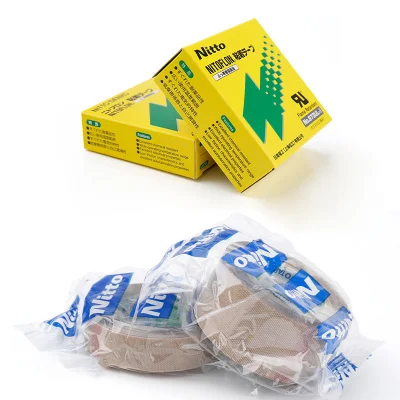 Nitto 973UL Tejido de vidrio de una cinta de PTFE para maquinaria de empaque