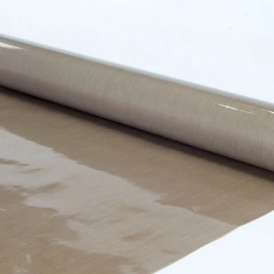 Tejido de fibra de vidrio recubiertas de PTFE Rollo de paños de aislamiento