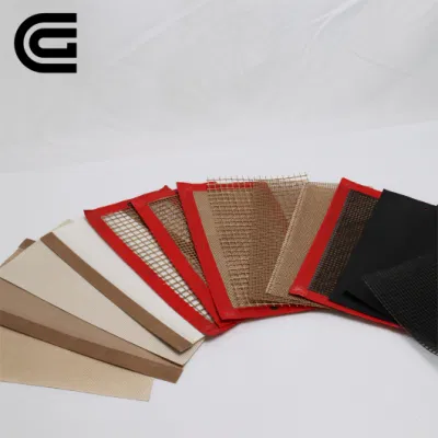 Resistencia a altas temperaturas de la correa de malla abierta de fibra de vidrio PTFE Fabricante de cinta transportadora