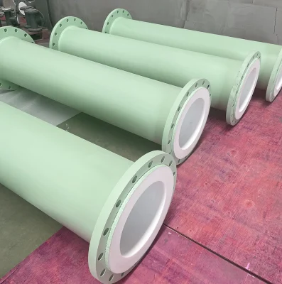 Recubierto de PTFE accesorios de tubería con un precio competitivo revestidos de PTFE Tubo de carrete de acero inoxidable