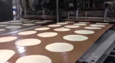 No Stick de alta temperatura los alimentos sanos de la correa de tortilla con tejido de revestimiento de PTFE