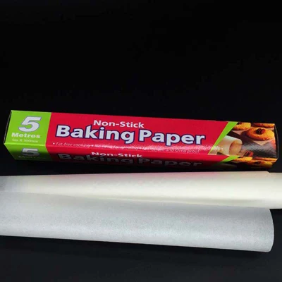Papel de silicona para hornear de calidad alimentaria de fábrica a prueba de grasas de tamaño personalizado