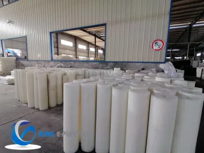 Plásticos PE PVC PTFE PA6 varilla Mc Nylon6 barra redonda Varillas de poliamida