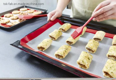Pasta de silicona de fibra de vidrio resistente al calor de enrollar Mat pastas