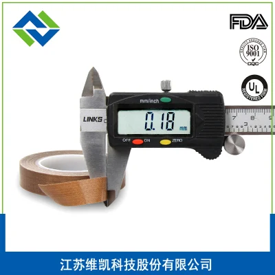 Cinta adhesiva de fibra de vidrio PTFE 0,18mm