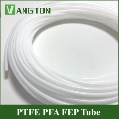 El tubo de pared delgada PFA/FEP/PTFE a tamaño completo