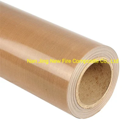 Tejido de fibra de vidrio recubiertas de PTFE resistente material de aislamiento de tela de Teflón resistente al agua No Stick