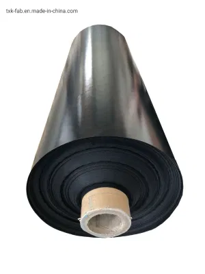 Rollo de tela de fibra de vidrio recubierto de PTFE negro antiestático para alta temperatura
