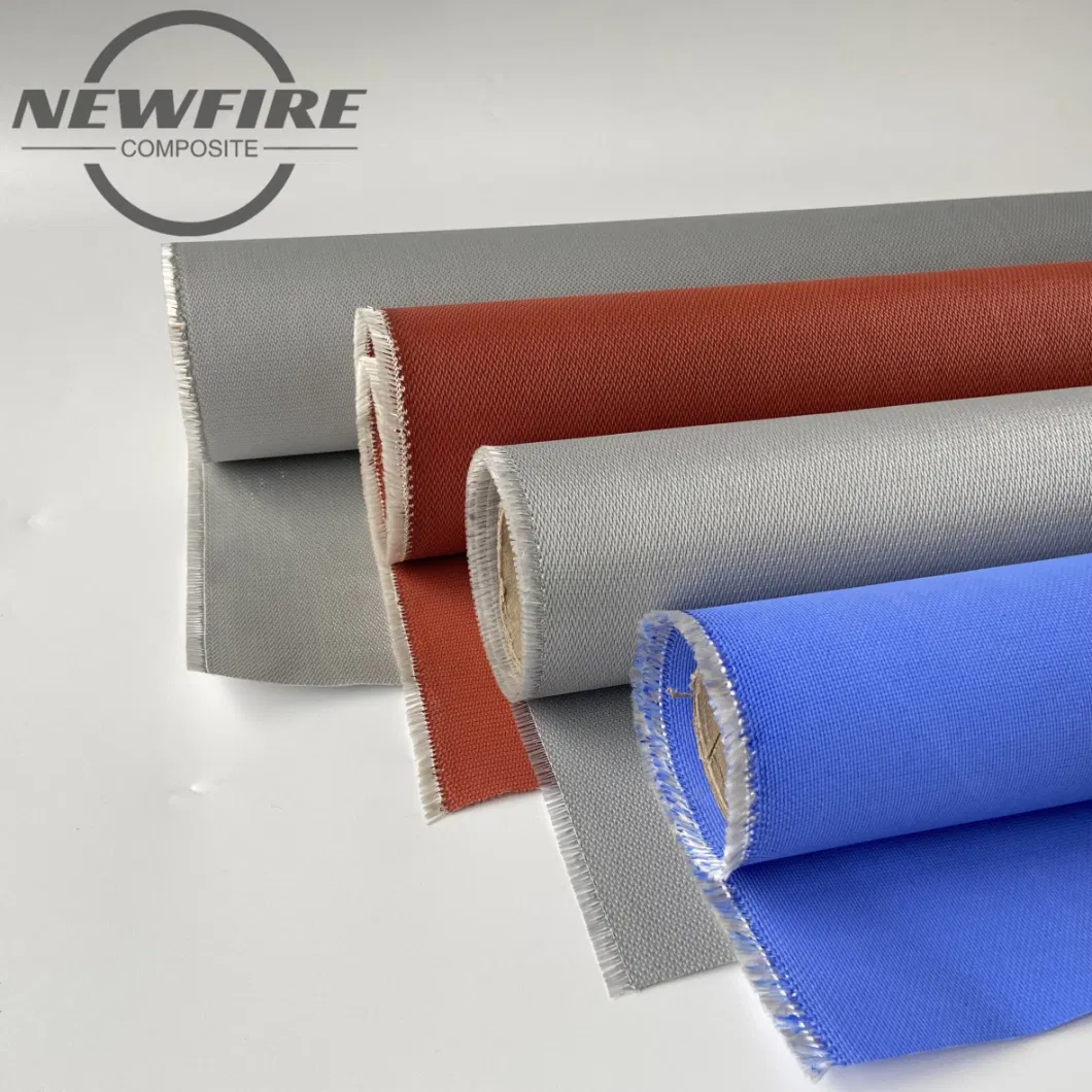 Fiberglass Roving /Coated Fabric One Side or Both Sides Silicone Rubber/PU/Vermiculite/PTFE/Acrylic Coated Fiberglass Fabric Fireproof Fiberglass