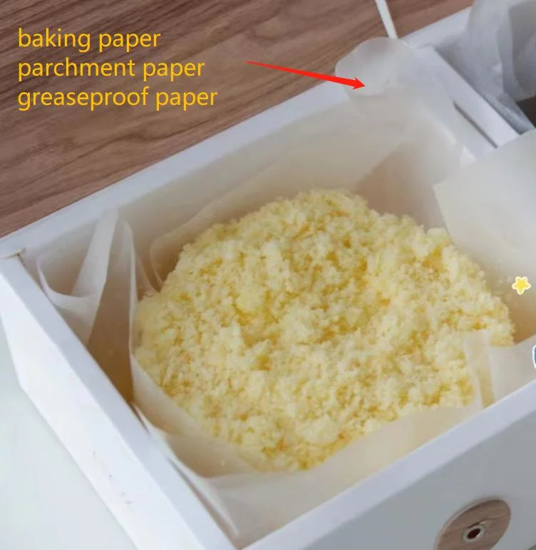 Silicone Coated Grease Proof Food Grade Wrapping Greaseproof Baking Parchment Paper