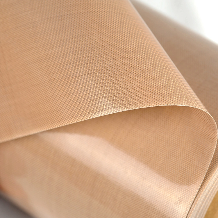 China Supplier Wholesale High Temperature Singles Side PTFE Coaing Fiberglass Fabric