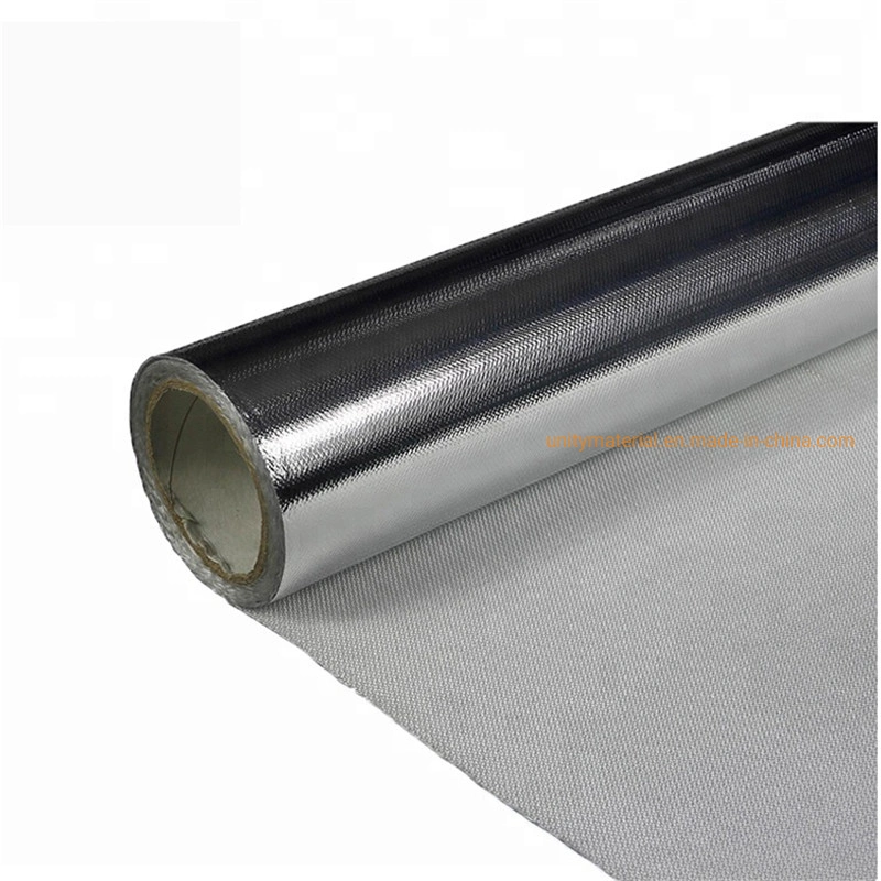 High Quality Aluminum Foil Coated Fiberglass Fire Retardant Thermal Insulation Cloth Roll