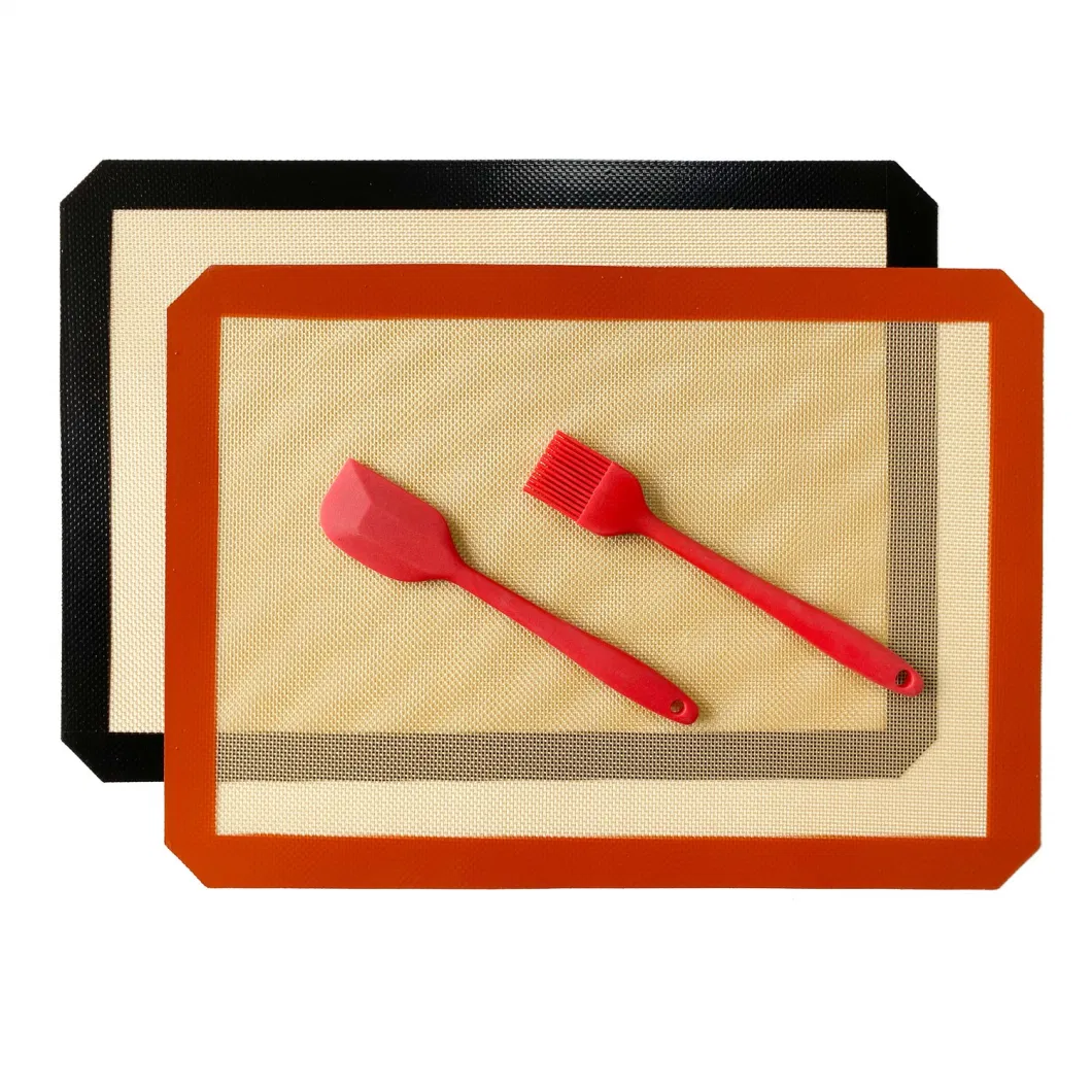 Custom Logo Fiberglass Foodgrade Silicone Pastry Baking Mat for Kitchen