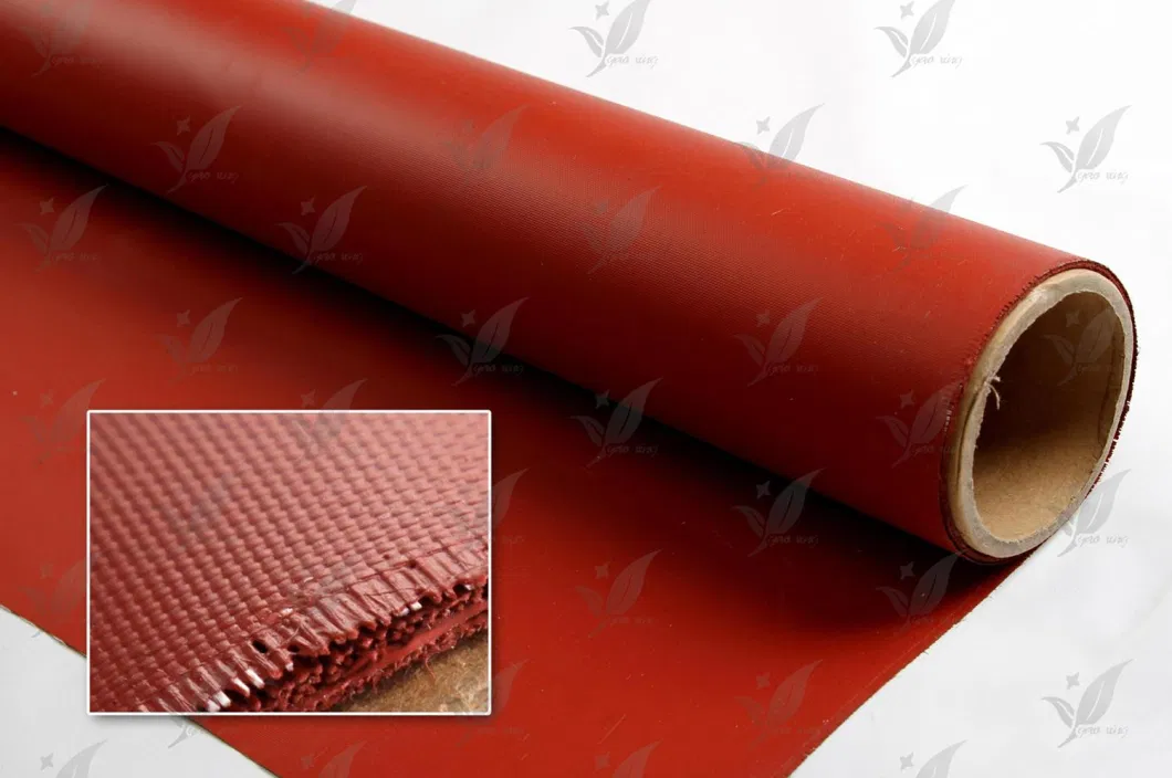 Silicone Rubber Coated Fiberglass Cloth One Side