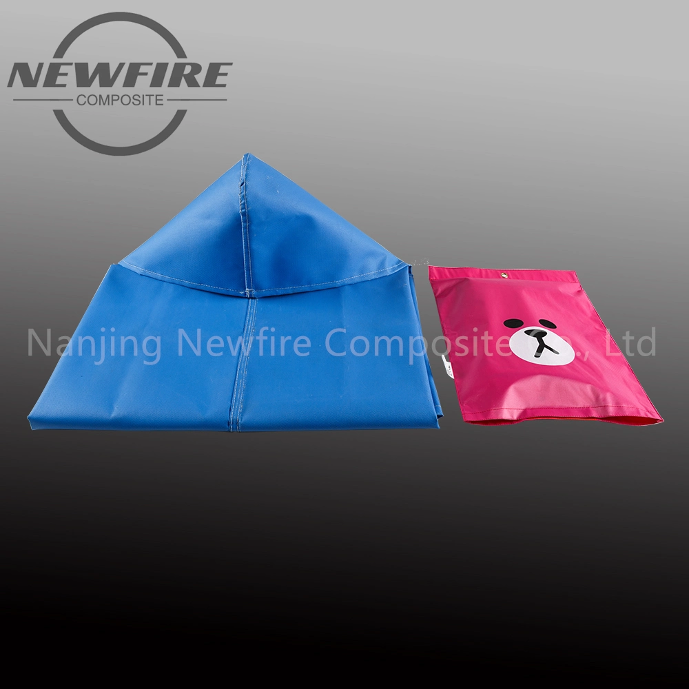 High Quality Glass Spandex Fire Resistant Silicone Coated Fiberglass Fire Blanket Cloak Fireproof Cloth