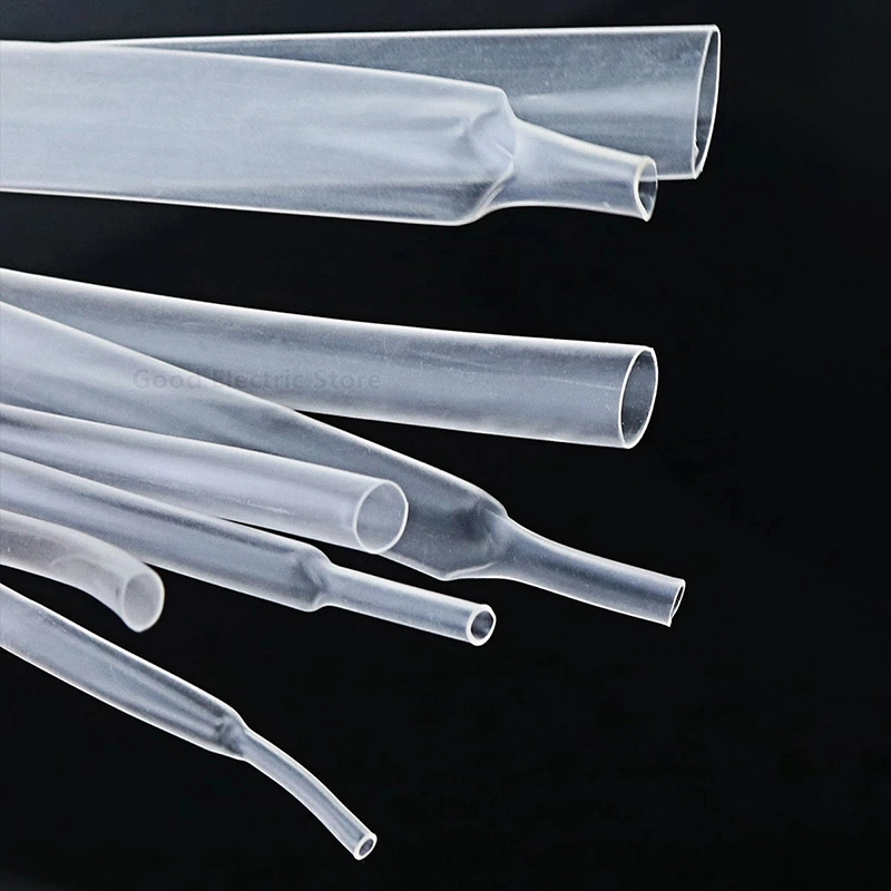 Flame Retardant Insulation Heat Shrink Tubing Transparent Clear PTFE Heat Shrink Tube