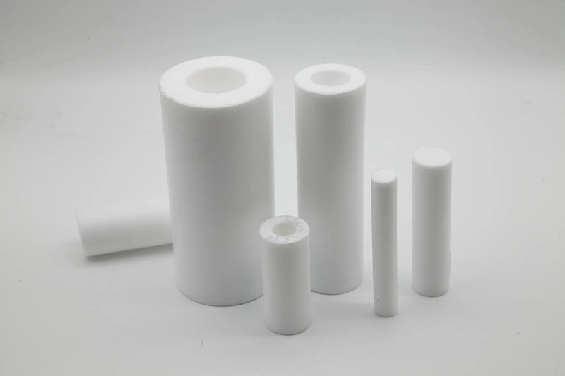 China Supplier Graphite 100% Virgin White PTFE White Rod Plastic PTFE Molded Solid Pipe